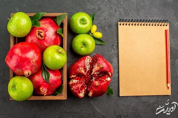 خوراکی هایی شب یلدا کارت پستال یلدا
